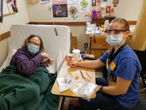 Our residents had a great time doing Thanksgiving Arts & Crafts!